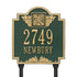 Monogram Standard Lawn Address Plaque