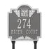 Monogram Standard Lawn Address Plaque