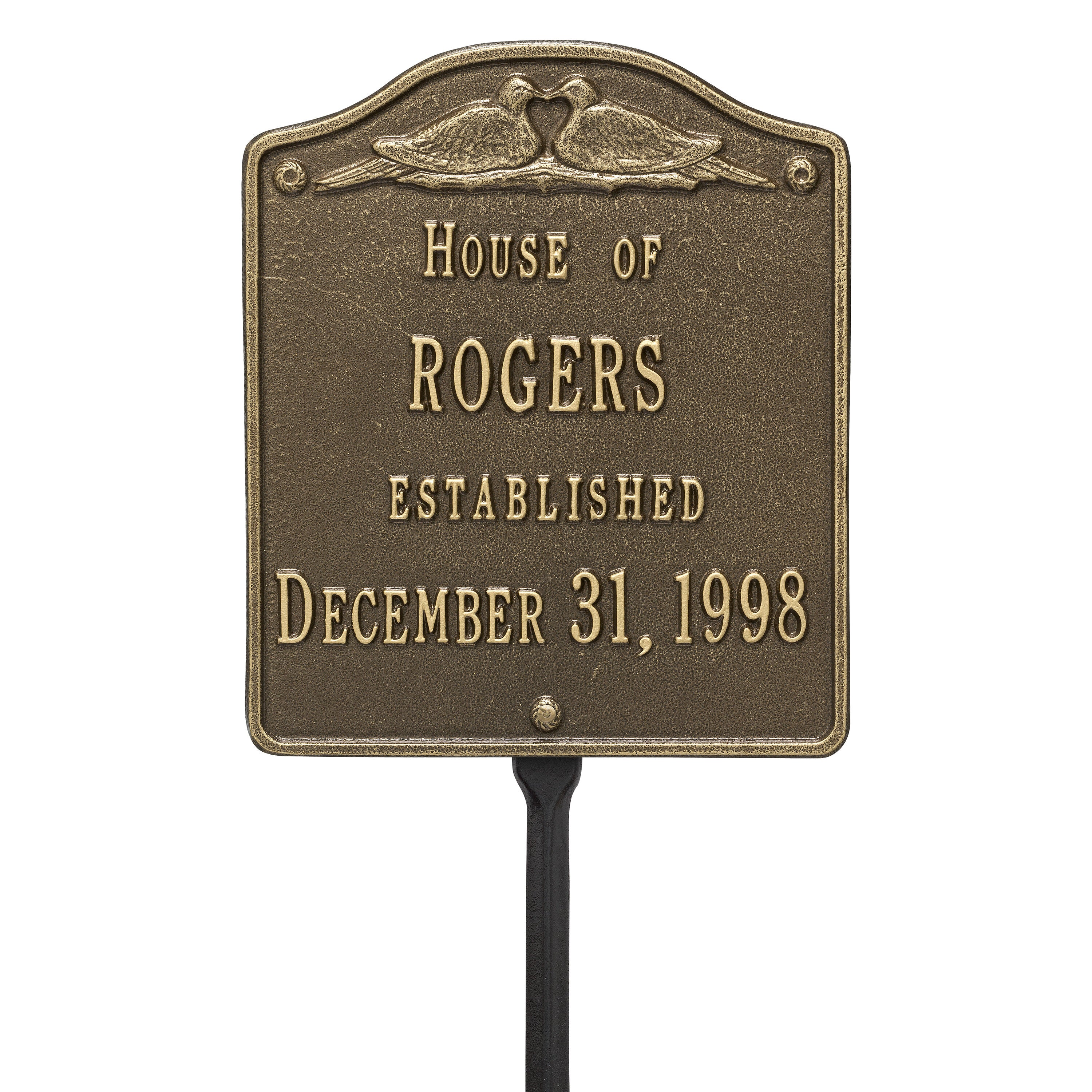 Wedding Lawn Plaque