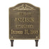 Dove Lawn Wedding or Anniversary Plaque