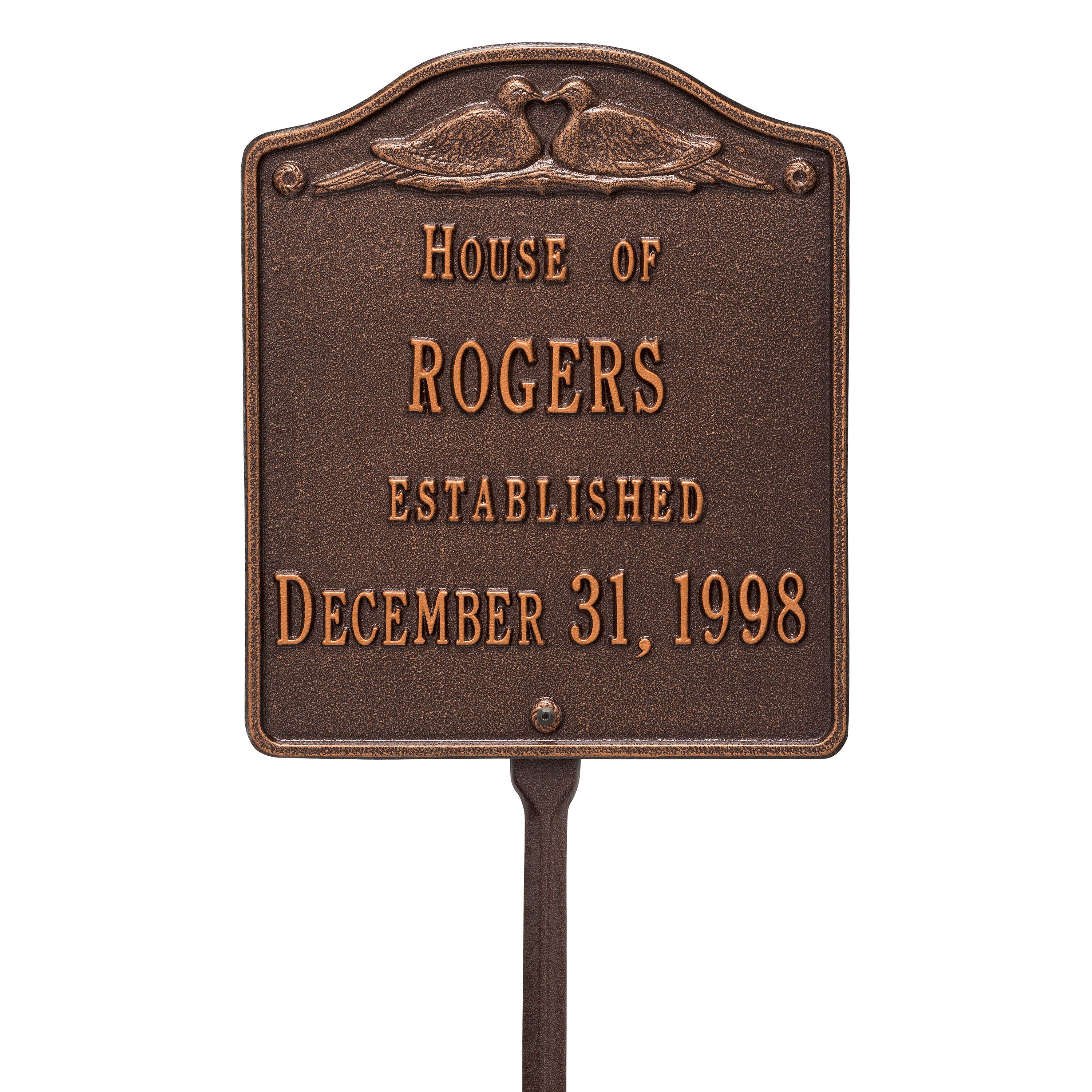 Wedding Lawn Plaque