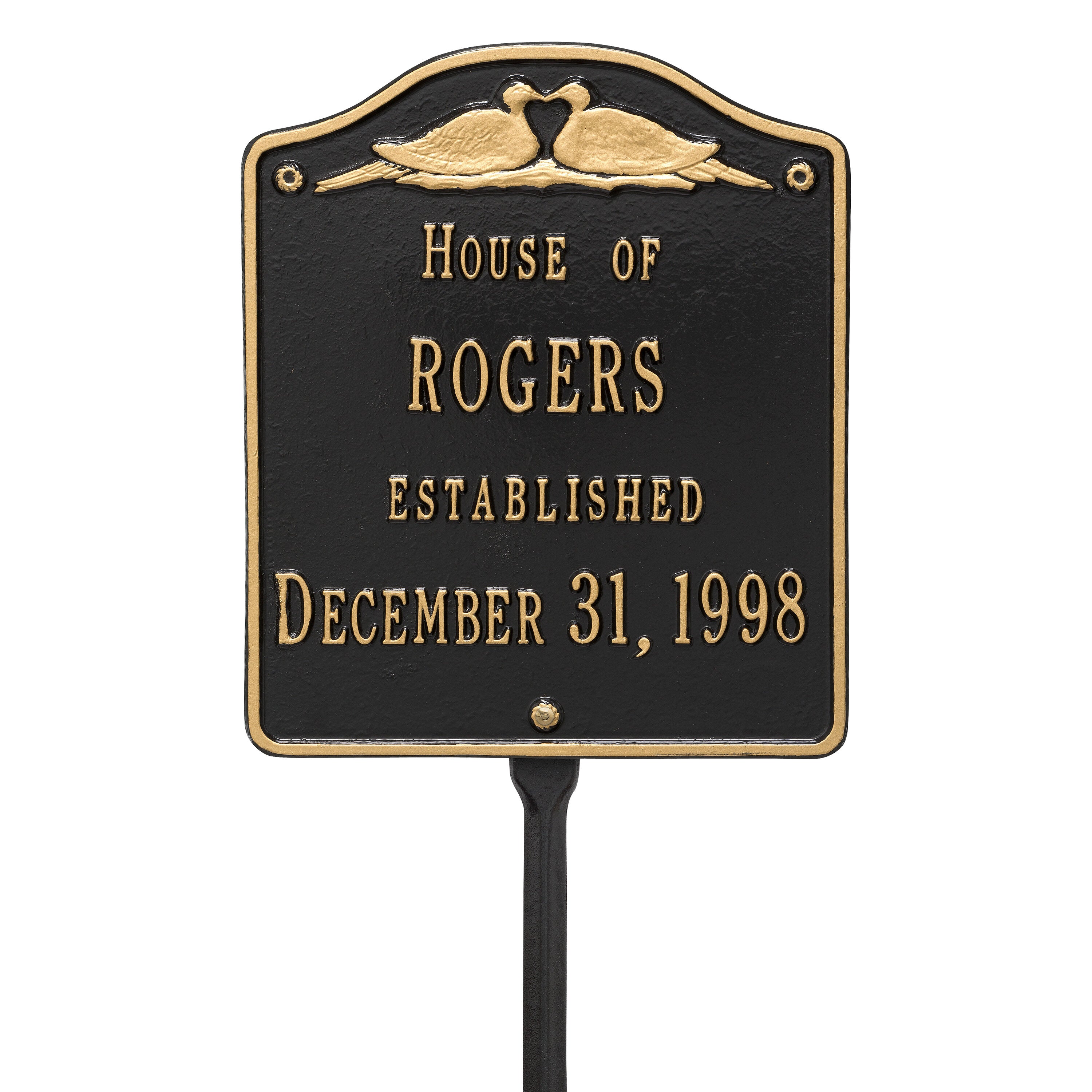 Wedding Lawn Plaque