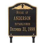 Dove Lawn Wedding or Anniversary Plaque