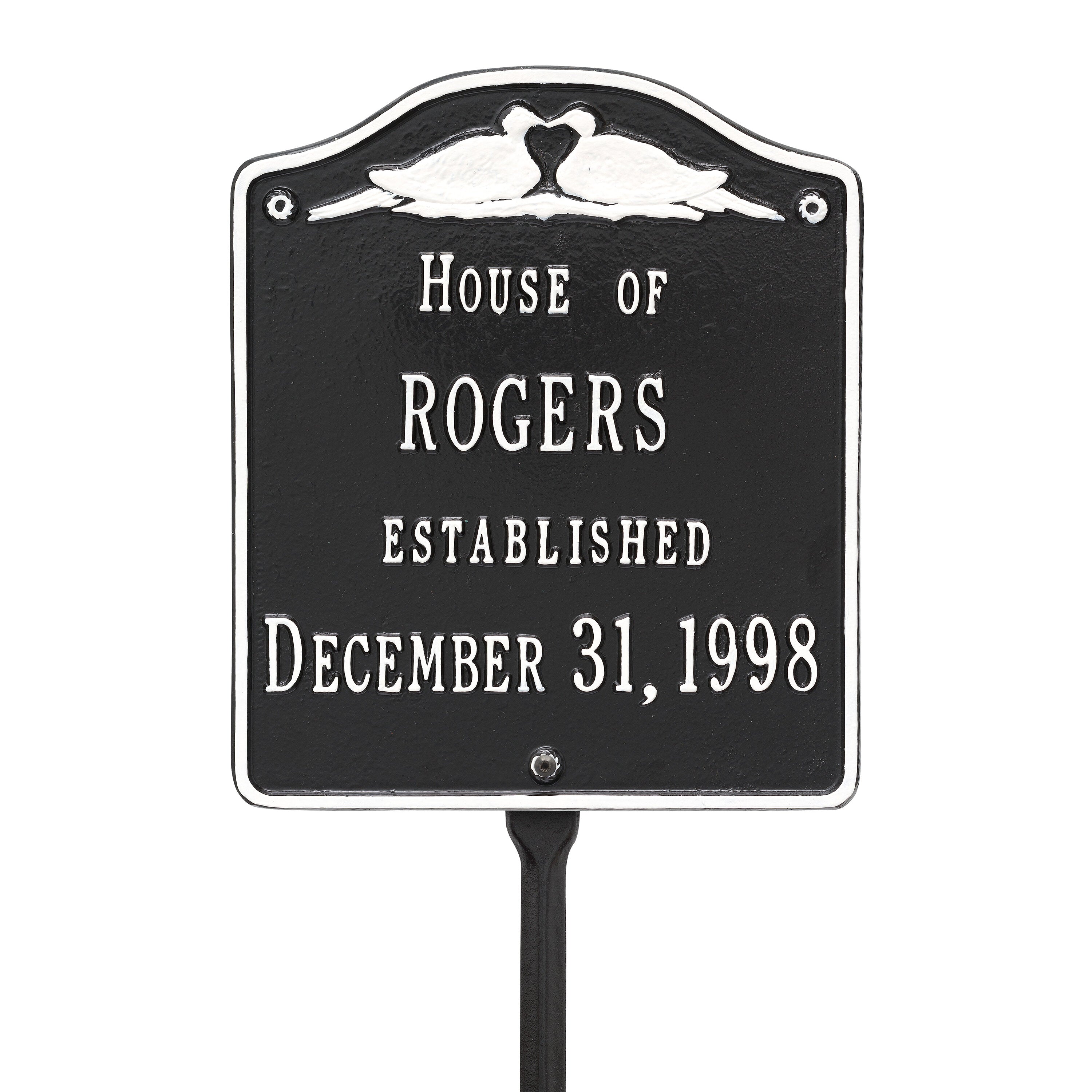 Wedding Lawn Plaque
