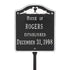 Wedding Lawn Plaque