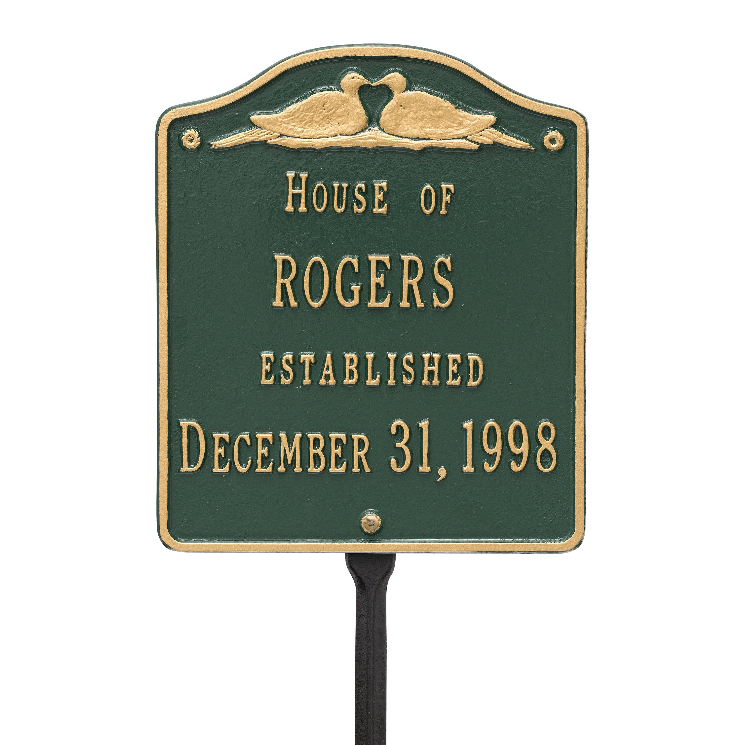 Wedding Lawn Plaque