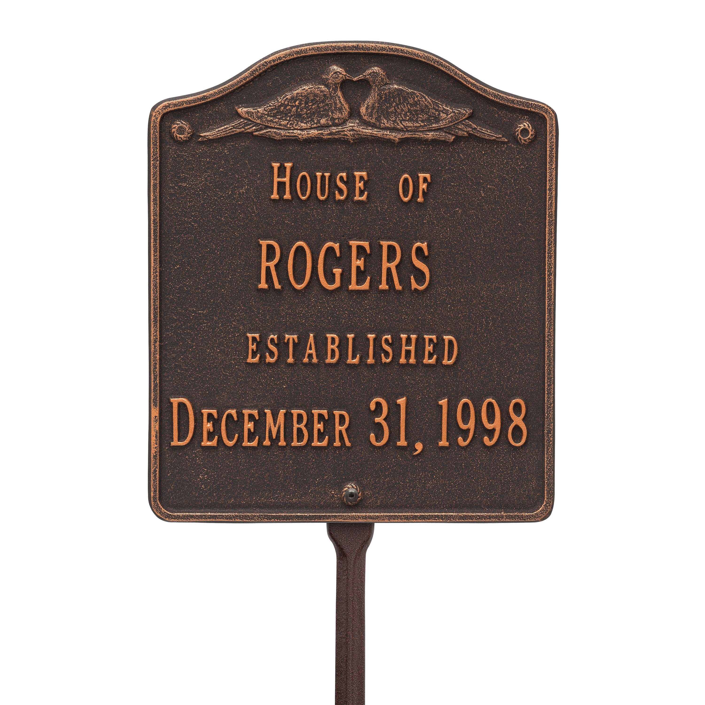 Wedding Lawn Plaque