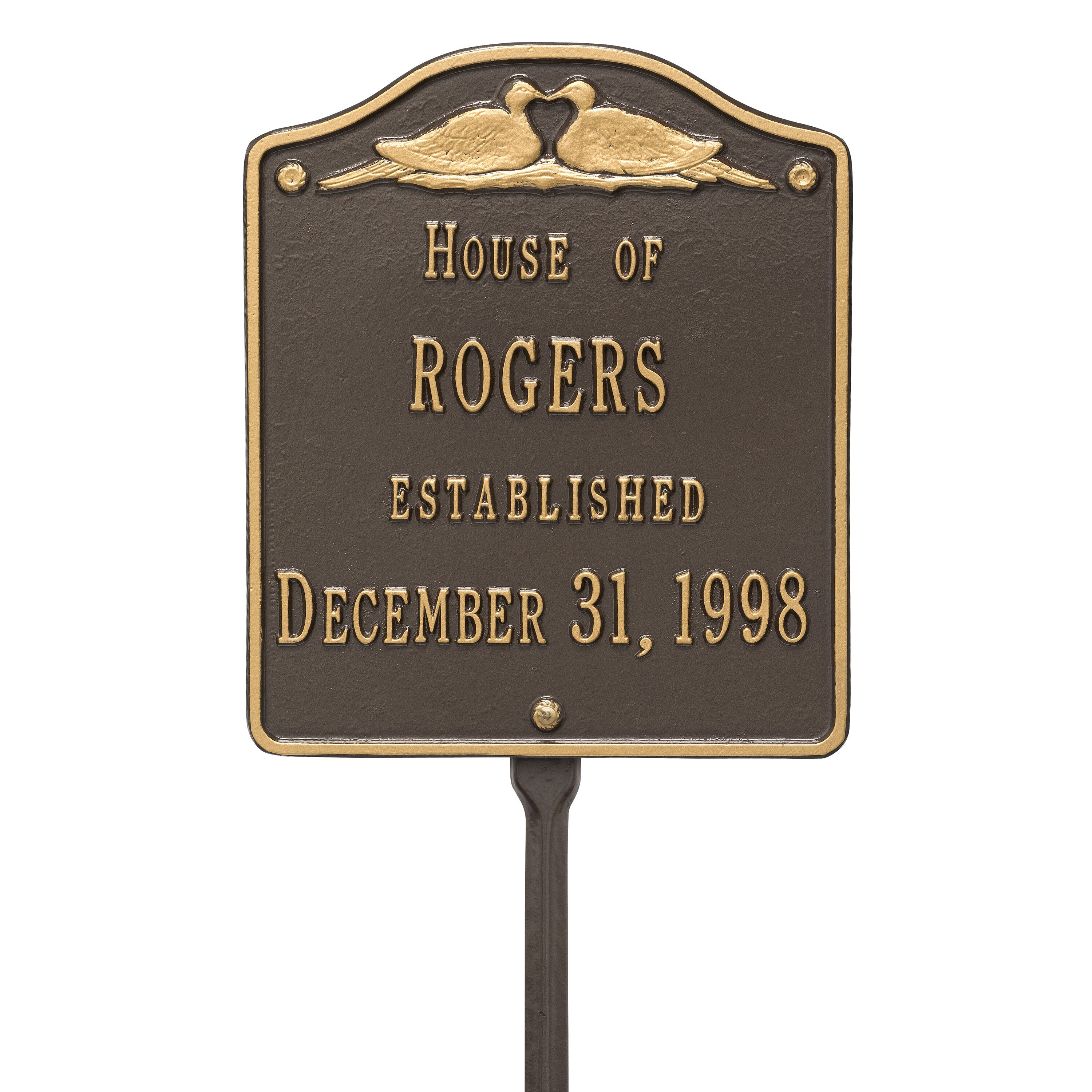 Wedding Lawn Plaque