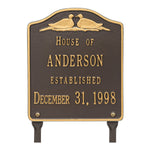 Dove Lawn Wedding or Anniversary Plaque