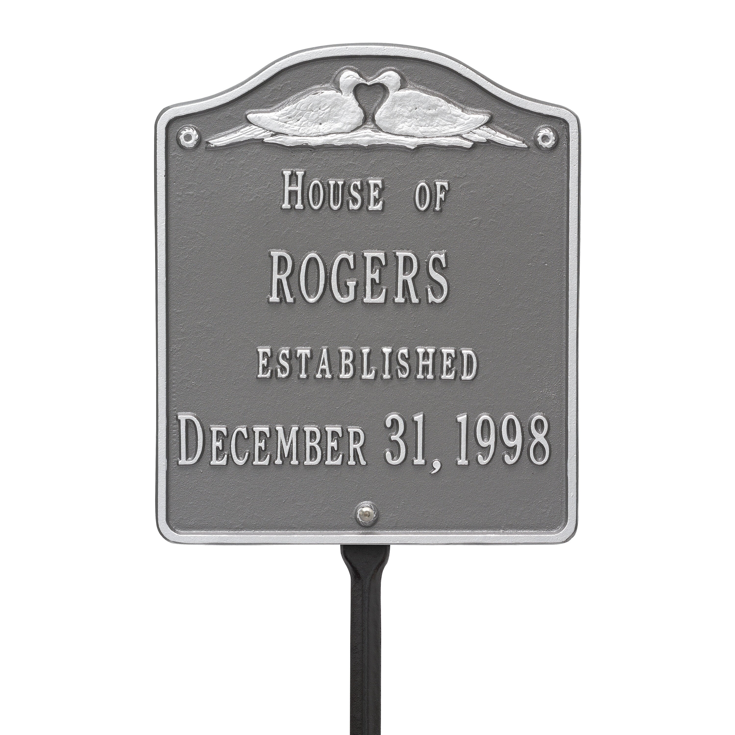 Wedding Lawn Plaque