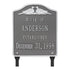 Dove Lawn Wedding or Anniversary Plaque