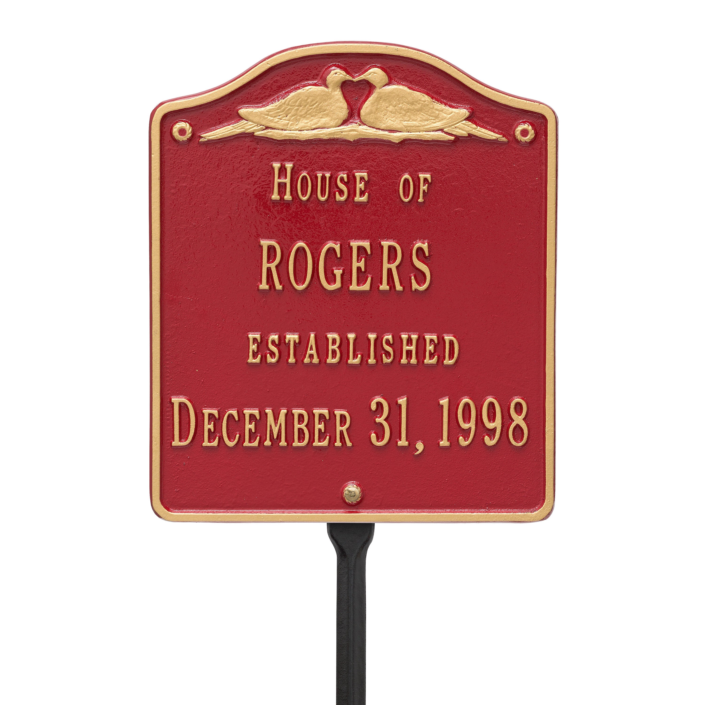 Wedding Lawn Plaque