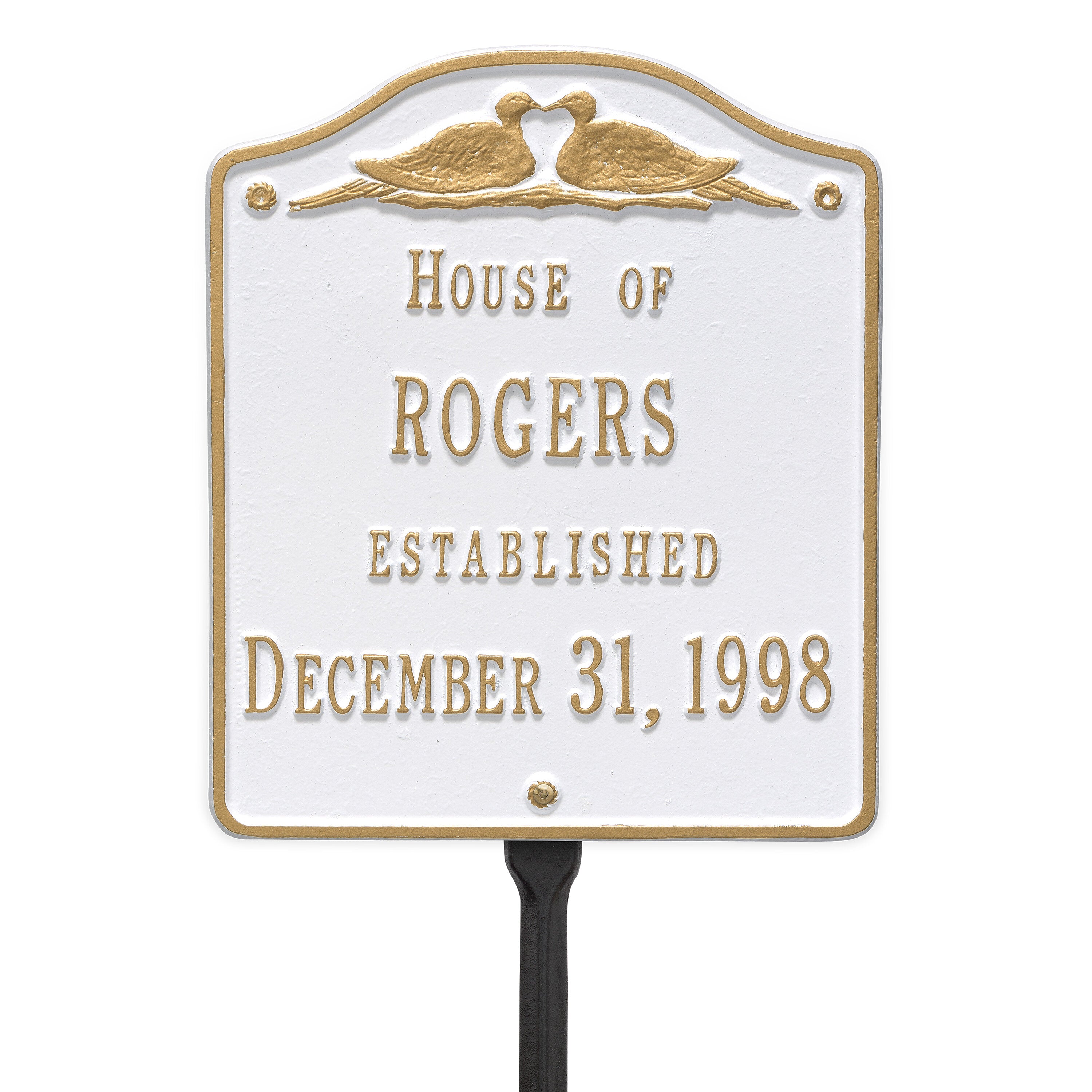 Wedding Lawn Plaque