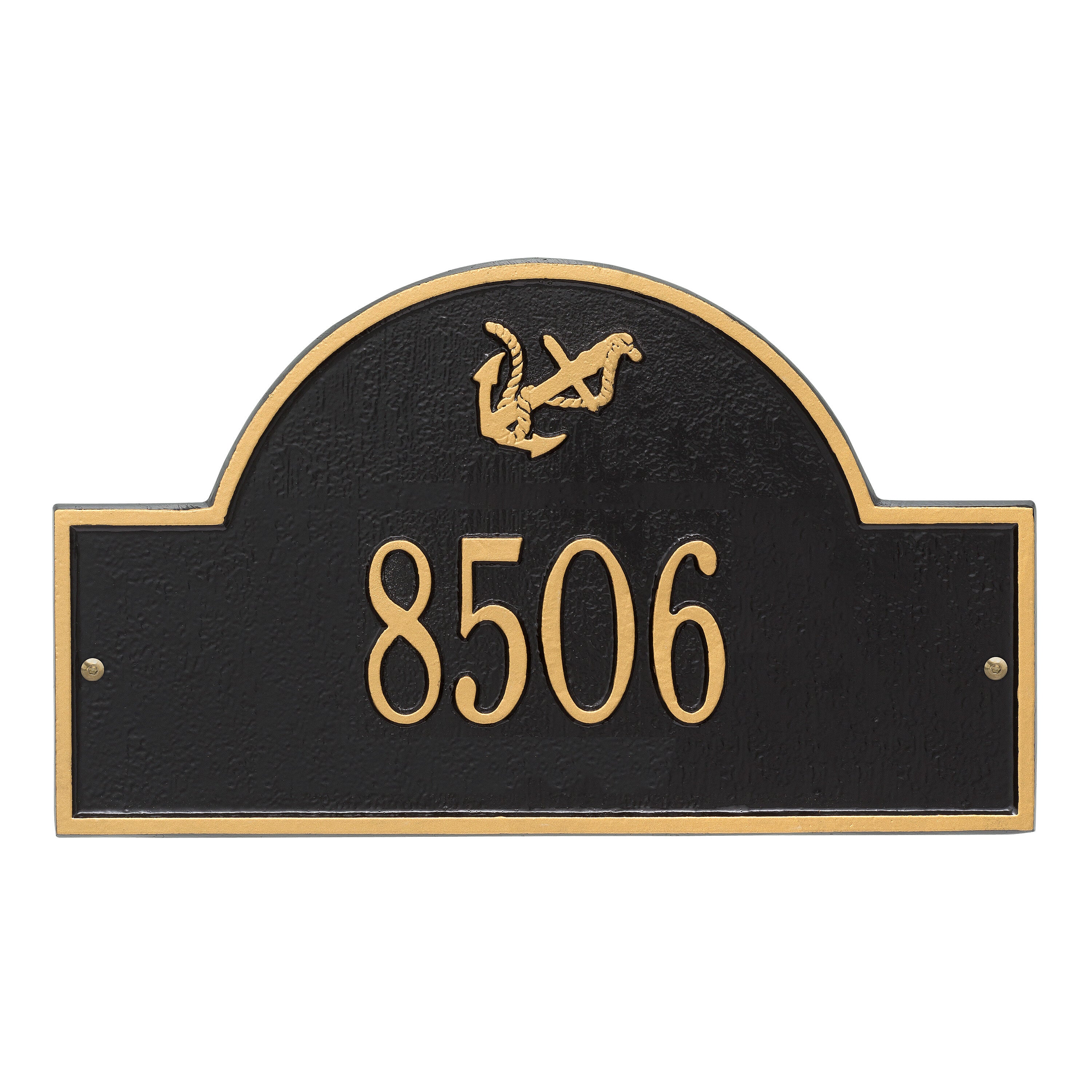 Anchor Arch Wall Address Plaque
