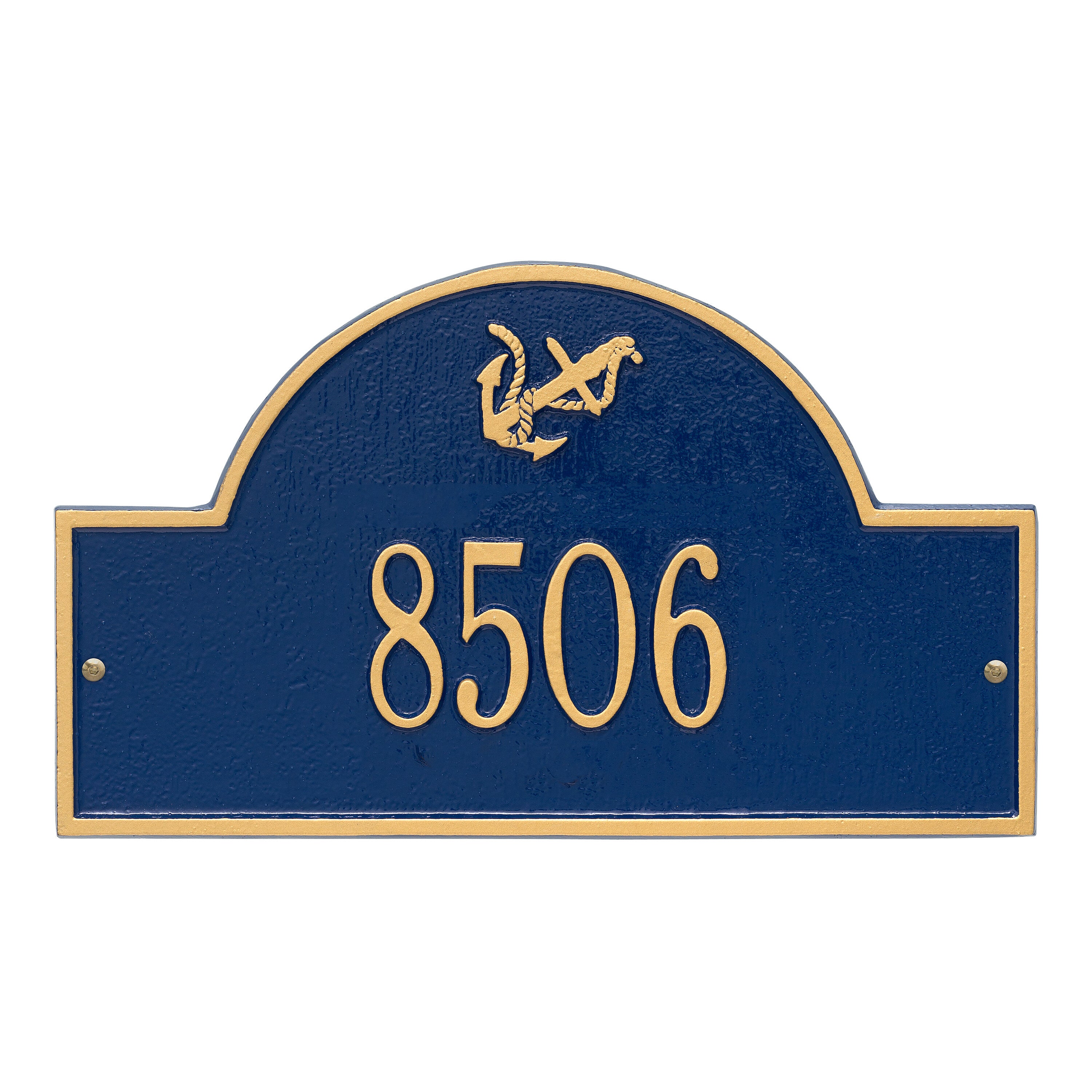 Anchor Arch Wall Address Plaque