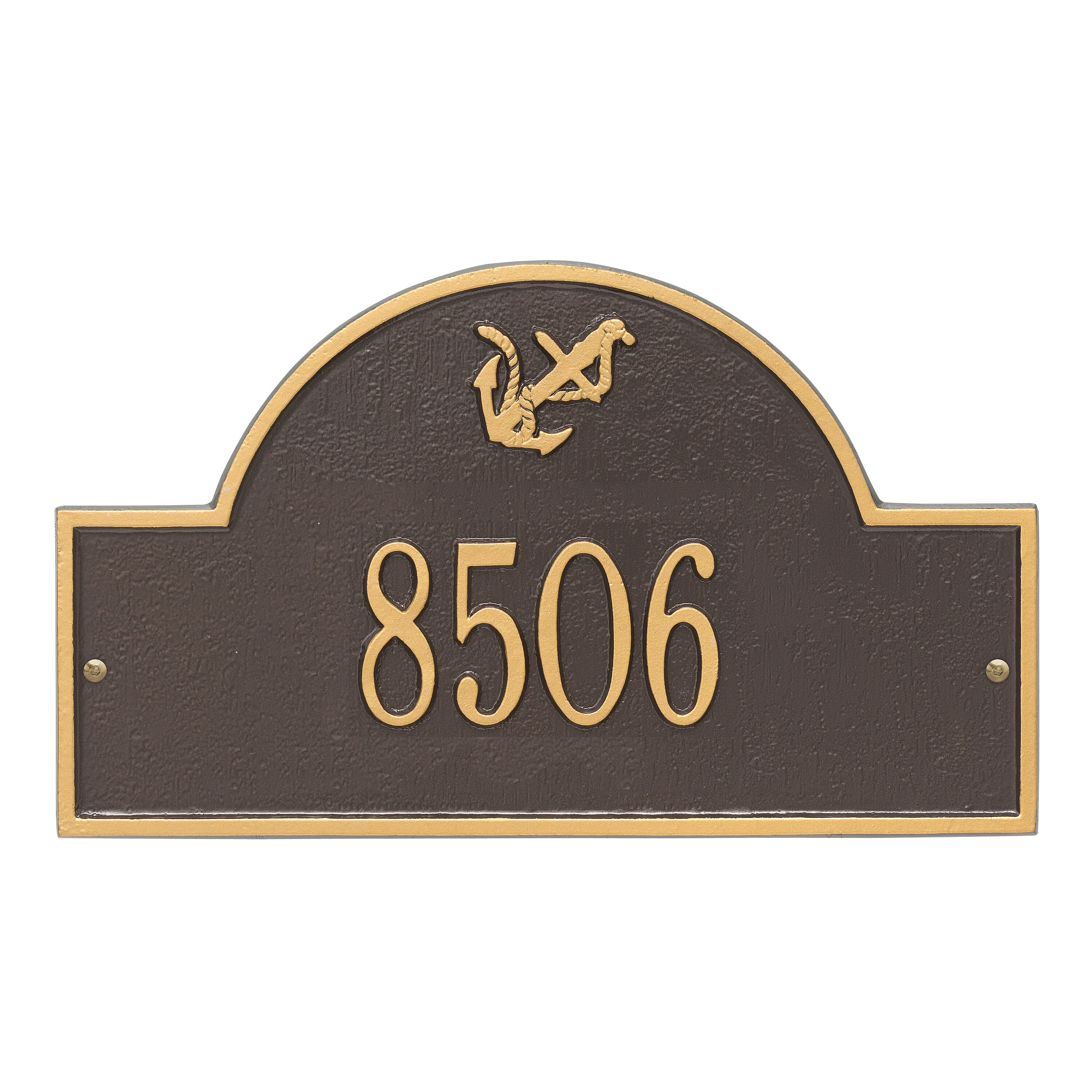 Anchor Arch Wall Address Plaque