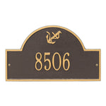 Anchor Arch Wall Address Plaque