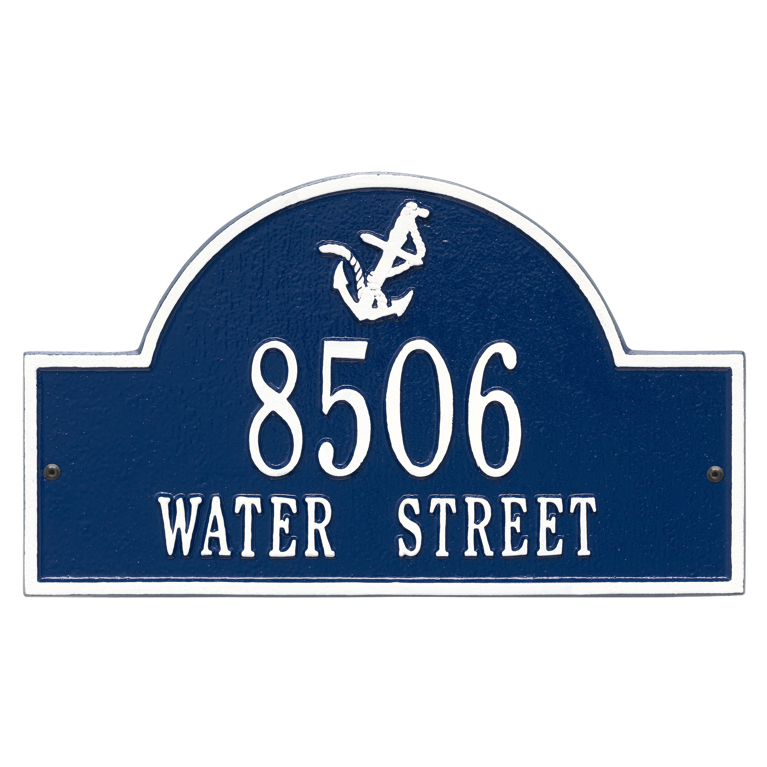 Anchor Arch Wall Address Plaque