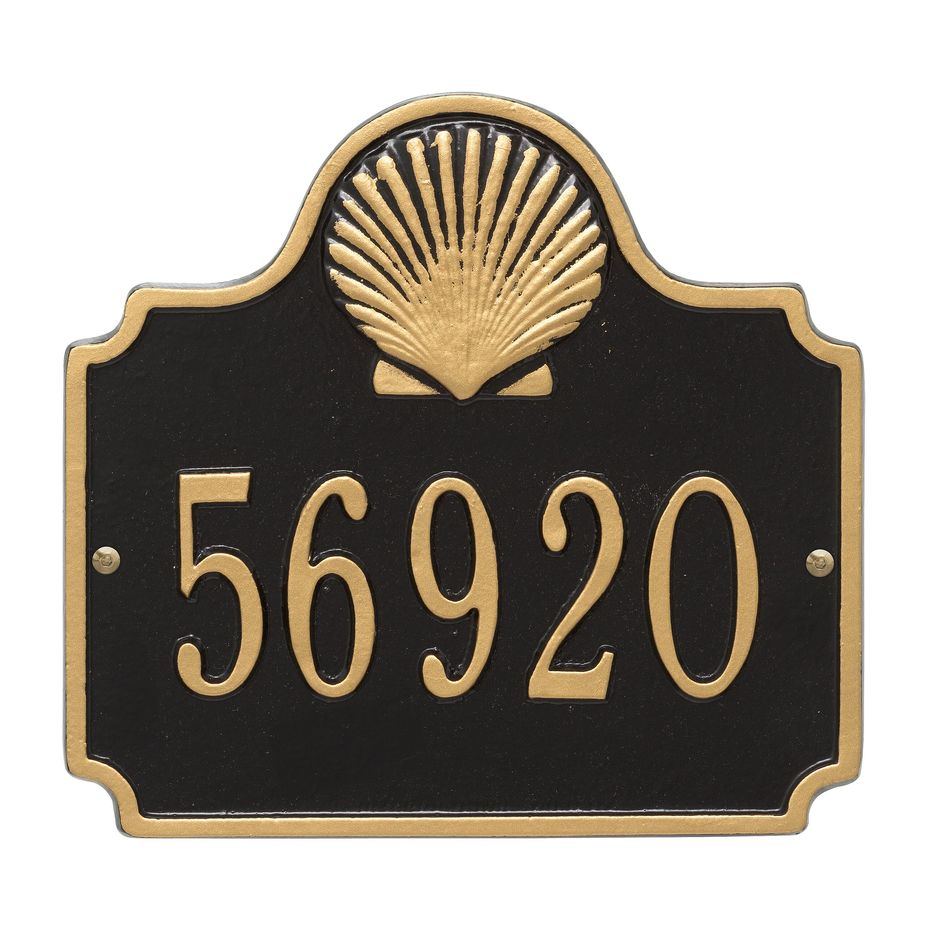 Conch Wall Address Plaque