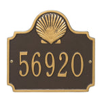 Conch Wall Address Plaque