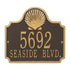Conch Wall Address Plaque