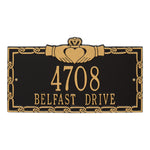 Claddagh Wall Address Plaque