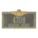 Claddagh Wall Address Plaque