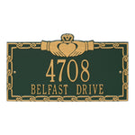 Claddagh Wall Address Plaque