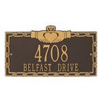 Claddagh Wall Address Plaque