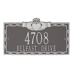 Claddagh Wall Address Plaque