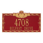 Claddagh Wall Address Plaque