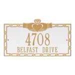 Claddagh Wall Address Plaque