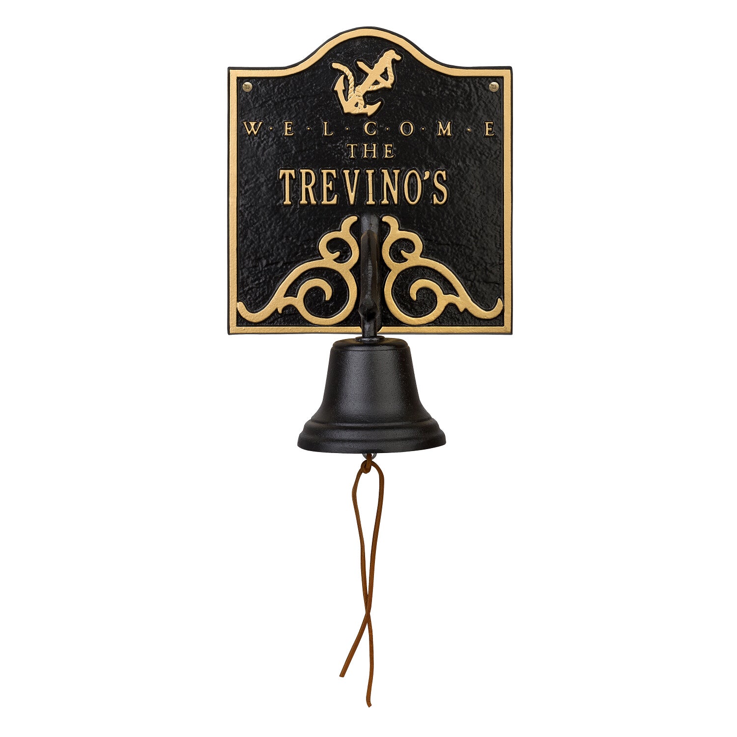 Anchor Bell Welcome Plaque