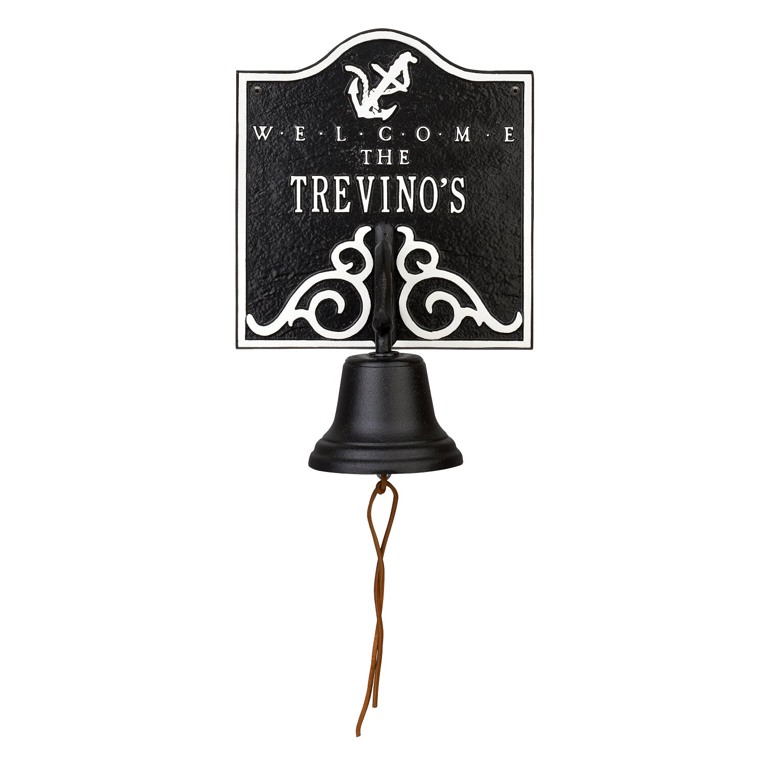 Anchor Bell Welcome Plaque