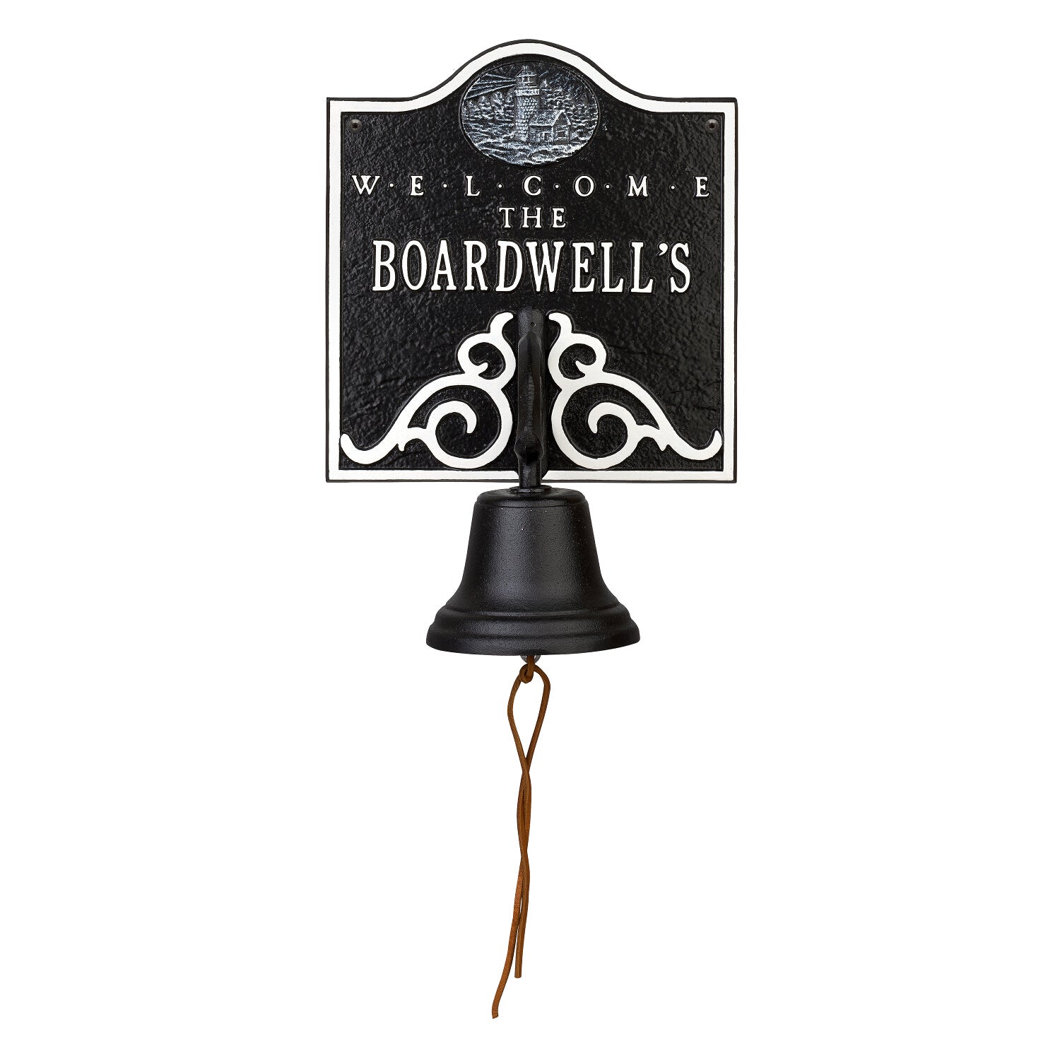 Lighthouse Bell Welcome Plaque