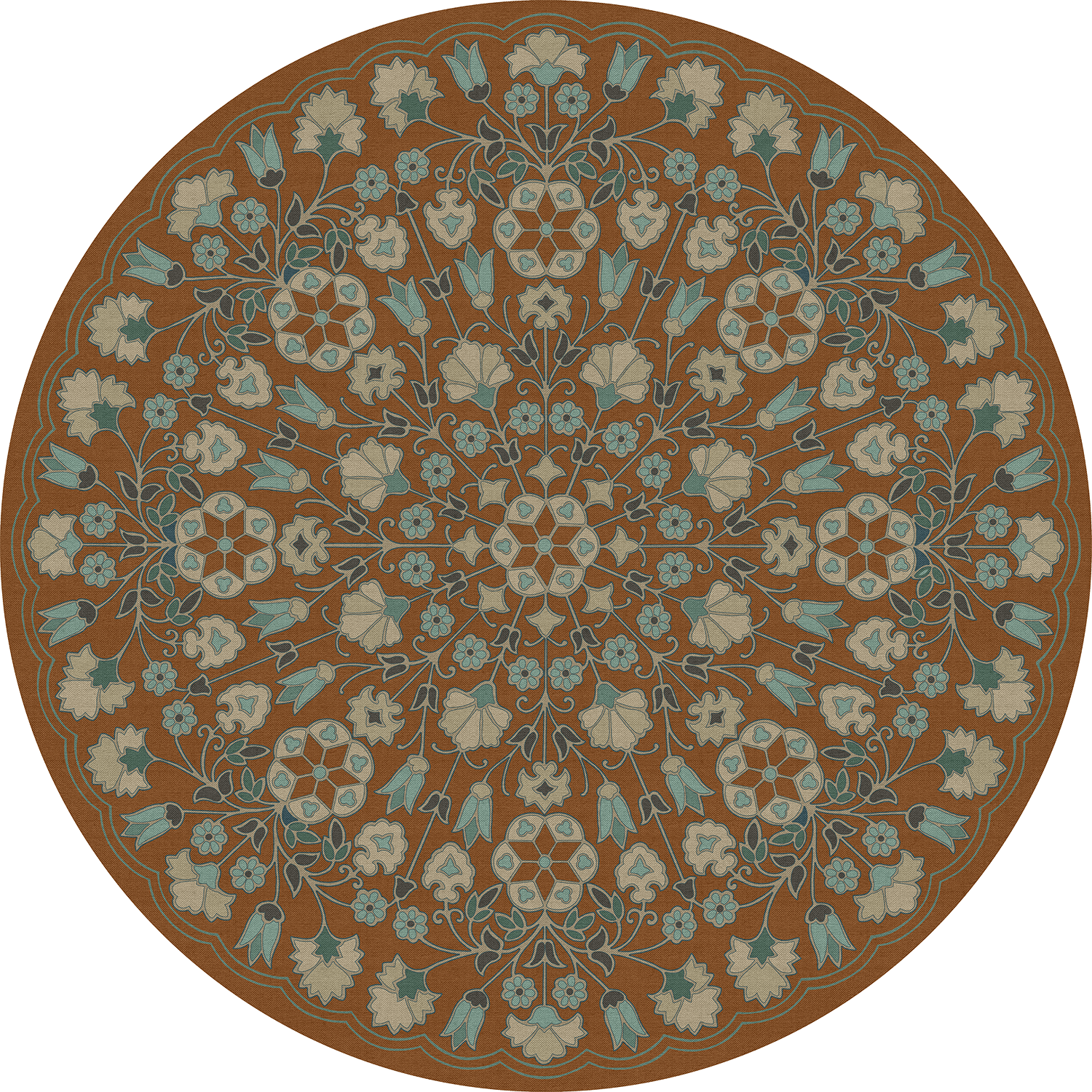 Biltmore - Arabesque Bloom - Cognac and Sea Glass