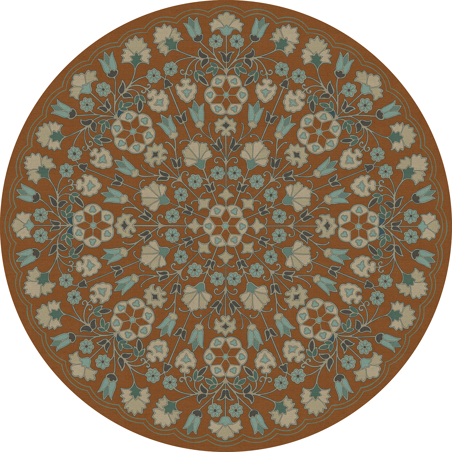 Biltmore - Arabesque Bloom - Cognac and Sea Glass