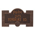 Failte Wall Address Plaque