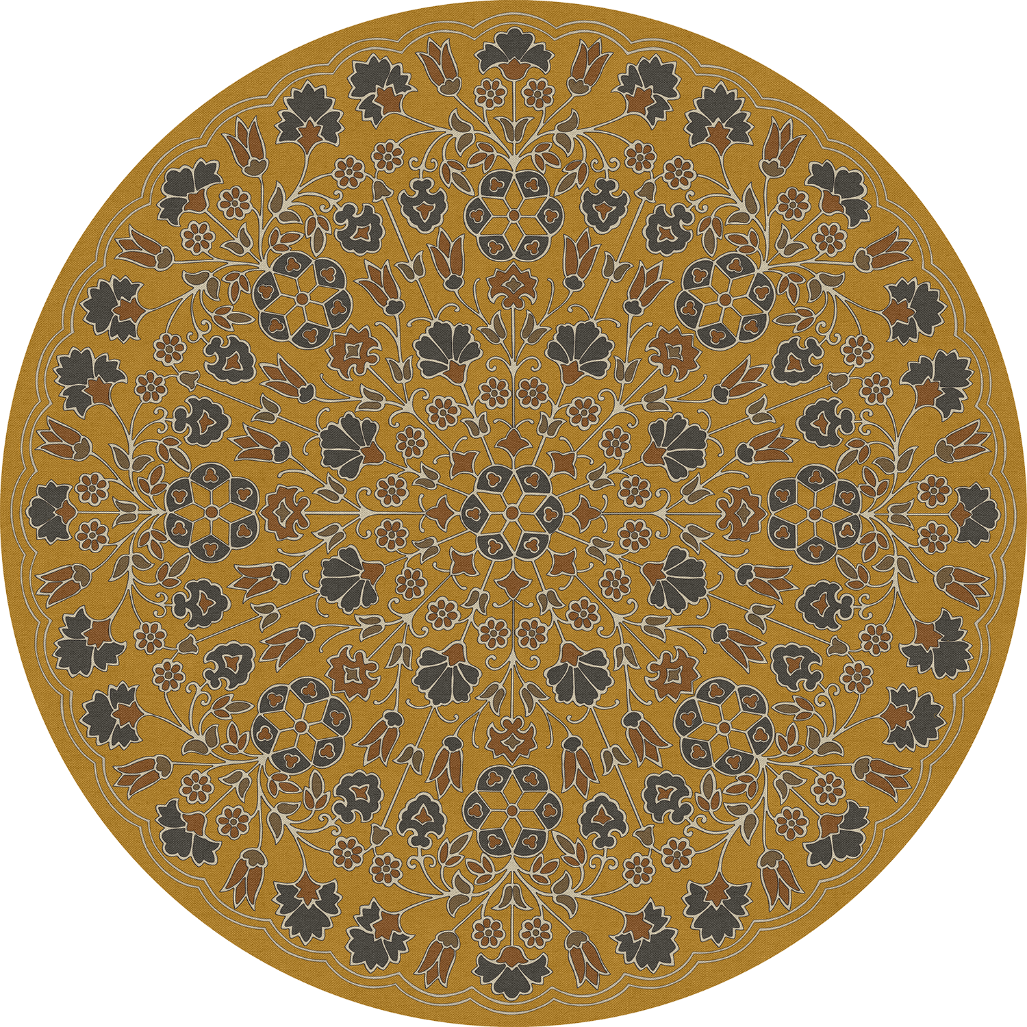 Biltmore - Arabesque Bloom - Forged Ochre