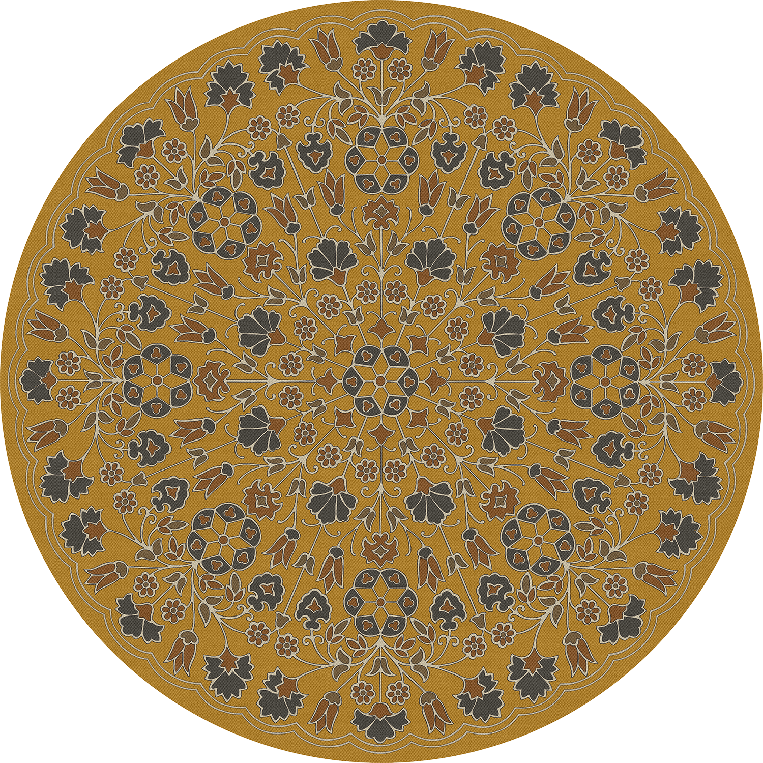 Biltmore - Arabesque Bloom - Forged Ochre