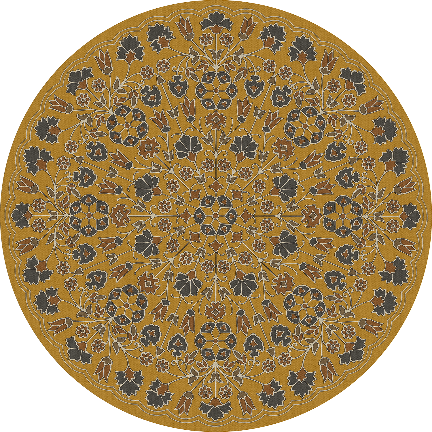 Biltmore - Arabesque Bloom - Forged Ochre