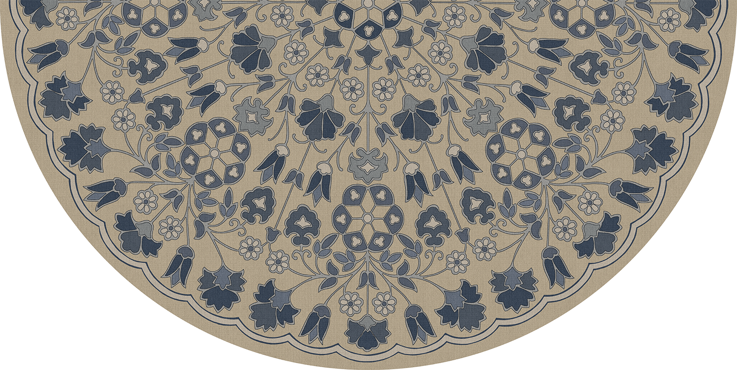Biltmore - Arabesque Bloom - Indigo Linen