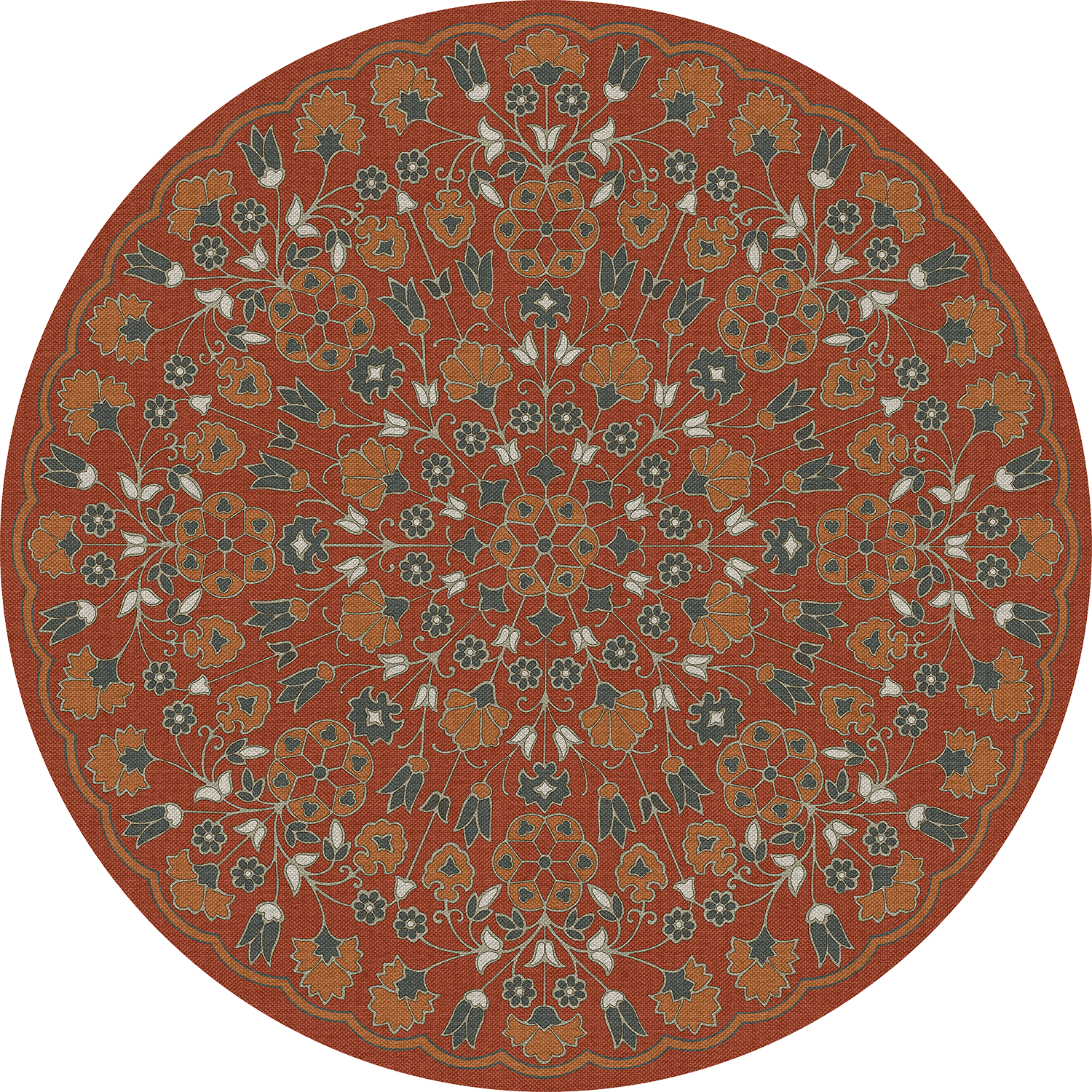 Biltmore - Arabesque Bloom - Vermilion Slate