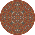 Biltmore - Arabesque Bloom - Vermilion Slate