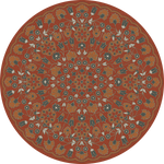 Biltmore - Arabesque Bloom - Vermilion Slate