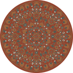 Biltmore - Arabesque Bloom - Vermilion Slate