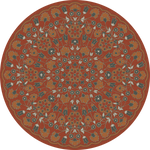 Biltmore - Arabesque Bloom - Vermilion Slate