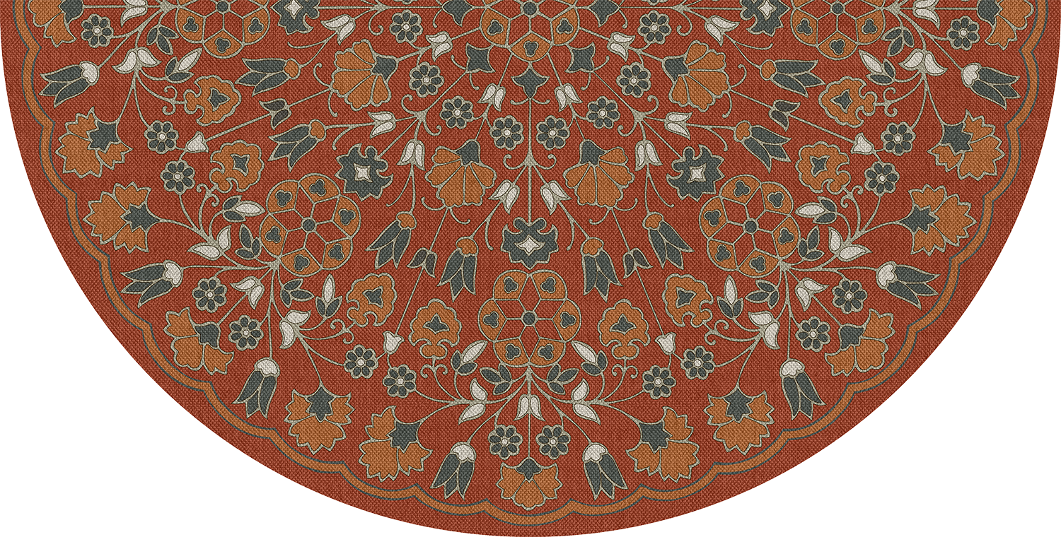 Biltmore - Arabesque Bloom - Vermilion Slate