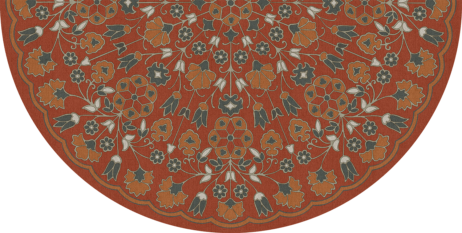 Biltmore - Arabesque Bloom - Vermilion Slate