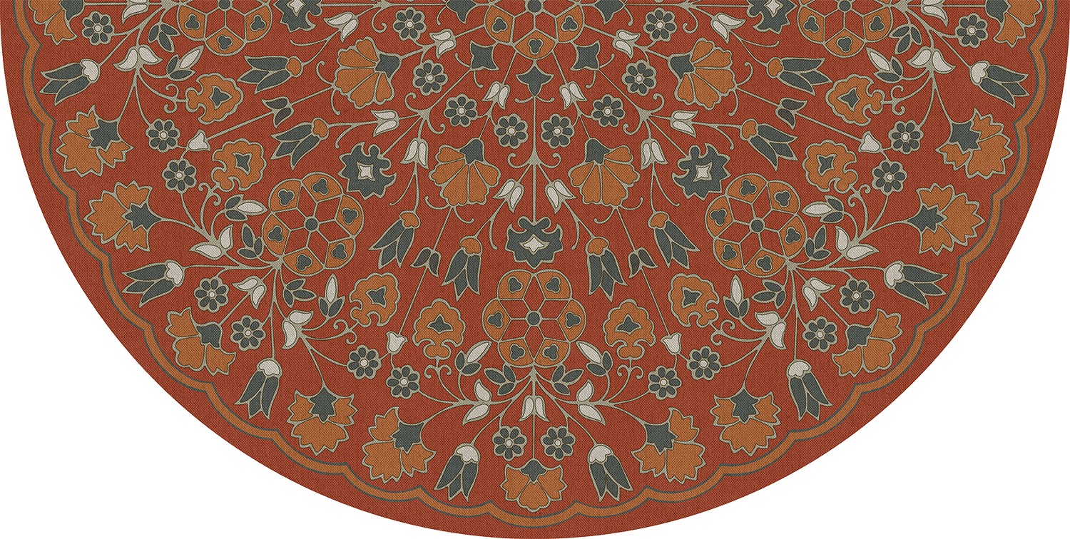 Biltmore - Arabesque Bloom - Vermilion Slate